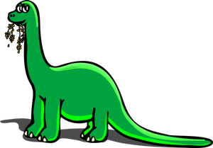 Kreslené Vektorové kliparty dinosaura