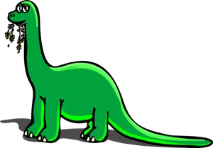 Cartoon vector clip art of dinosaur | Public domain vectors