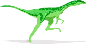Immagine di vettore di funzionamento del dinosauro