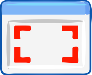 Computer windows select icon vector image