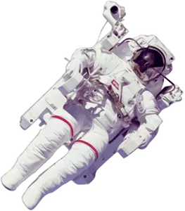 Dibujo vectorial de astronauta