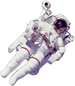 Csmonaut vector image