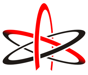Atomo di grafica vettoriale di ateismo