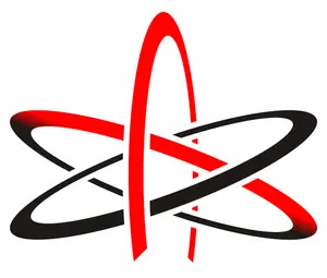 Atom av ateism vektorgrafik