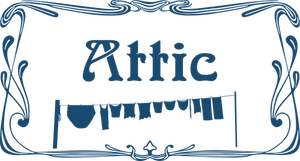 ''Attic'' door sign