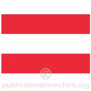 Bendera vektor Austria