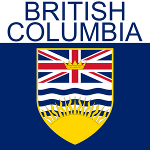 British Columbia simbol gambar vektor