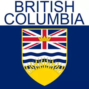 Britská Kolumbie symbol vektorové kreslení