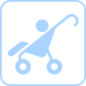 Bebek arabası simgesi