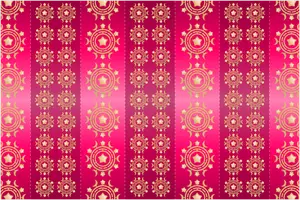 Papier peint traditionnel rose foncé