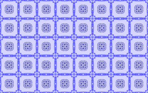 Motivo di sfondo con immagine di vettore di fiori blu
