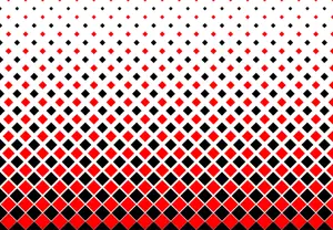 Motif de fond avec des hexagones rouges