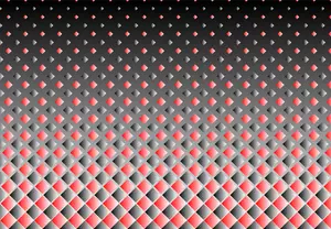 Motif de fond avec des hexagones colorées