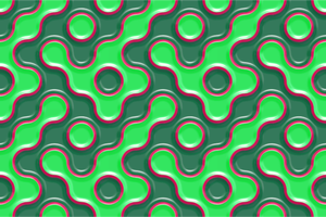 groene slime bubbels patroon