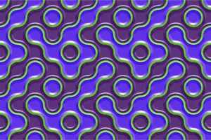 Abstract pattern on a wallpaper