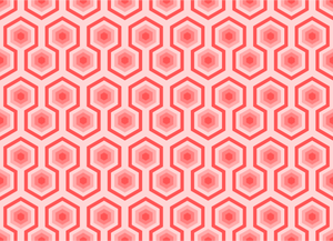 Background pattern with red hives