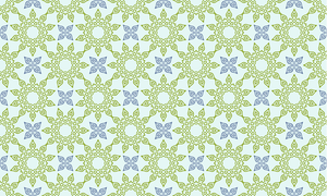 Design pattern in verde e blu