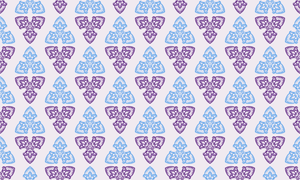 Fondo de pantalla con triángulos azules y violetas