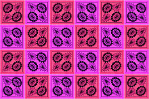 Background pattern in pink tiles