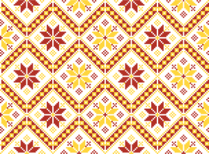 Background pattern in retro style