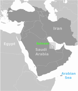 Bahrein (Bahrain) locatie afbeelding