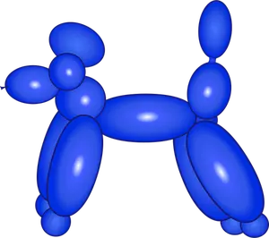 Image vectorielle de ballon chien