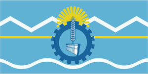 Bandera de la provincia de Chubut, Argentina