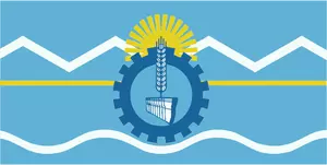 Flagge der argentinischen Provinz Chubut