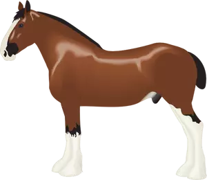 Clydesdalen hevonen
