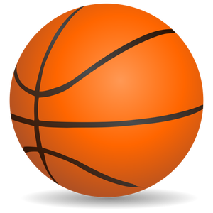 Basketball vector clip art