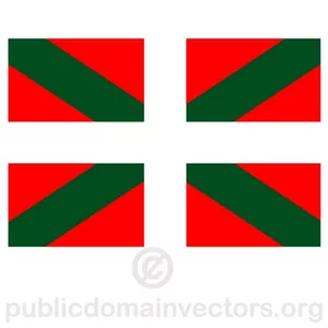Basque vector flag