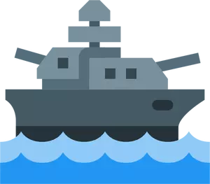 Çizim savaş gemisi