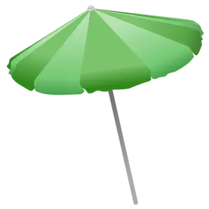 Praia guarda-chuva vetor clip-art