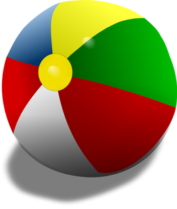 Ilustración de vector de pelota de playa