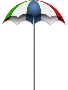 Strand paraplu vector afbeelding