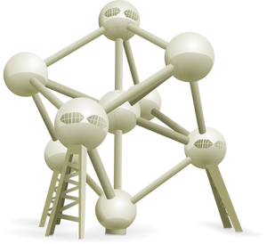 Atomium vector graphics