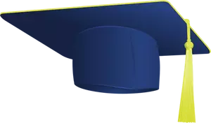 Vector illustratie afgestudeerde hoed
