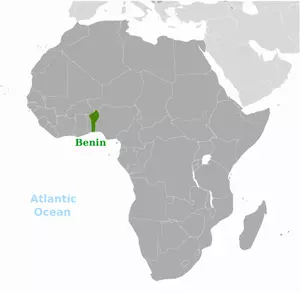 Afrikalı devlet harita vektör