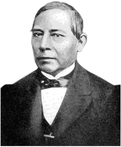 Disegno vettoriale di Benito Pablo Juárez García ritratto