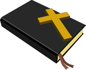 Bible and cross