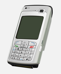 Een mobiele telefoon vectorafbeeldingen