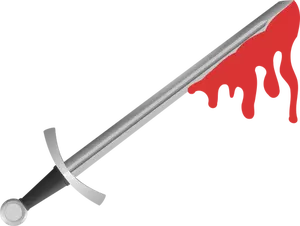 Blutiges Schwert-Vektor-Bild