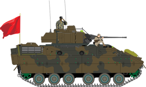 Obrněné vozidlo s vojáky