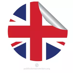 Britse vlag sticker