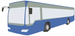 Blå buss vektor kunst