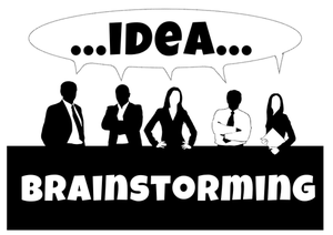 Business team brainstormen