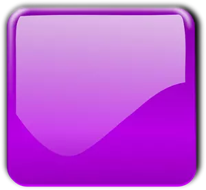 Brillante ilustración vectorial botón cuadrado decorativo violeta