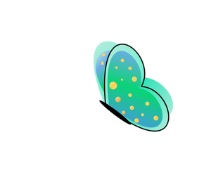 Butterfly vector graphics