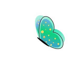Graphiques vectoriels papillon