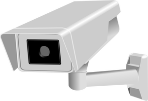 CCTV fixed camera vector image